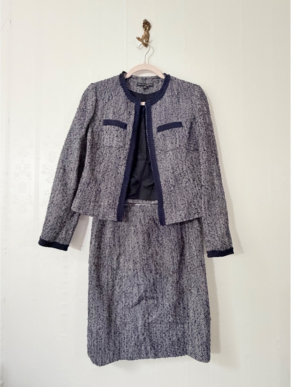 Brooks Brothers Petite Wool Skirt Suit Set | 6/8P